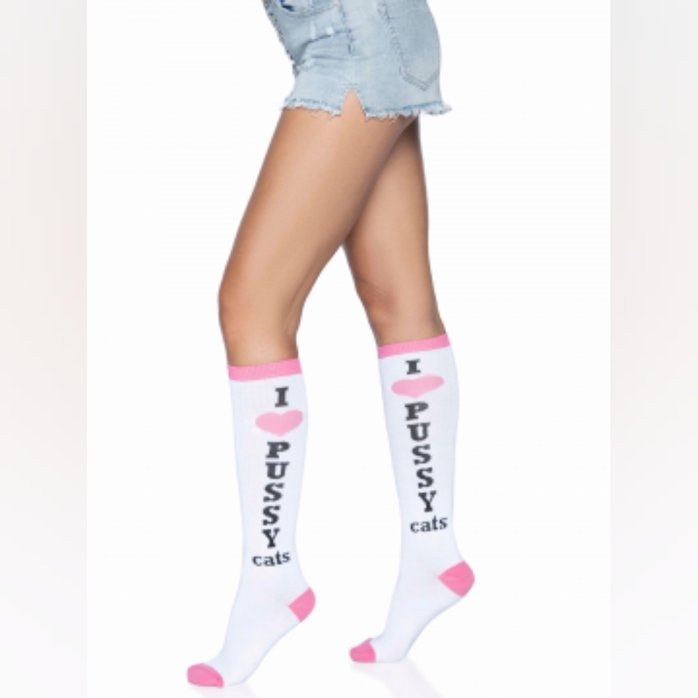 I Luv Pussycats Knee High
